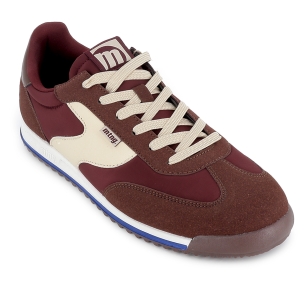 Deportiva nylon suela retrorunning hombre marron 2
