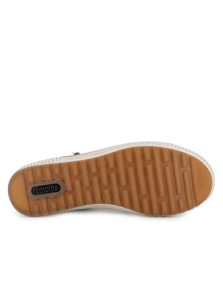 Bota piel cordones y doble cremallera TEX plano mujer verde