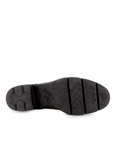 Botin piel elasticos con tacon mujer cuero