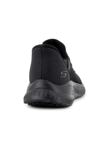 Deportiva antideslizante cordones elasticos hombre negro