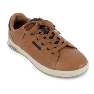 Deportivos tipo tenis con Memory Foam hombre marron 2