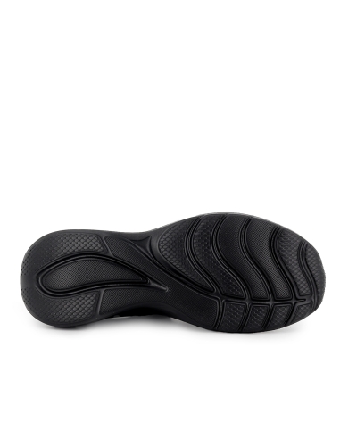 Deportiva malla knit cordones Memory Foam mujer negro