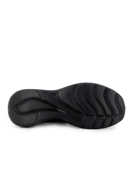 Deportiva malla knit cordones Memory Foam mujer negro