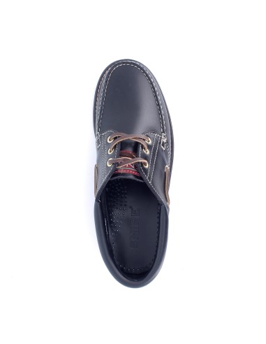 Zapato náutico de piel para hombre