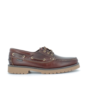 Zapato náutico de piel para hombre  Marrones