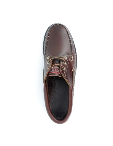 Zapato náutico de piel para hombre  Marrones