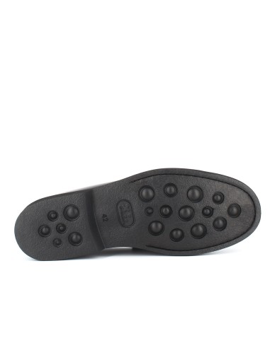 Mocasines castellanos de piel para hombre Rojo