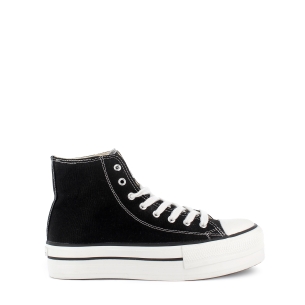 Zapatilla sport plataforma  Negro