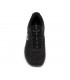 Sneakers negros cómodos con cordones elásticos para mujer